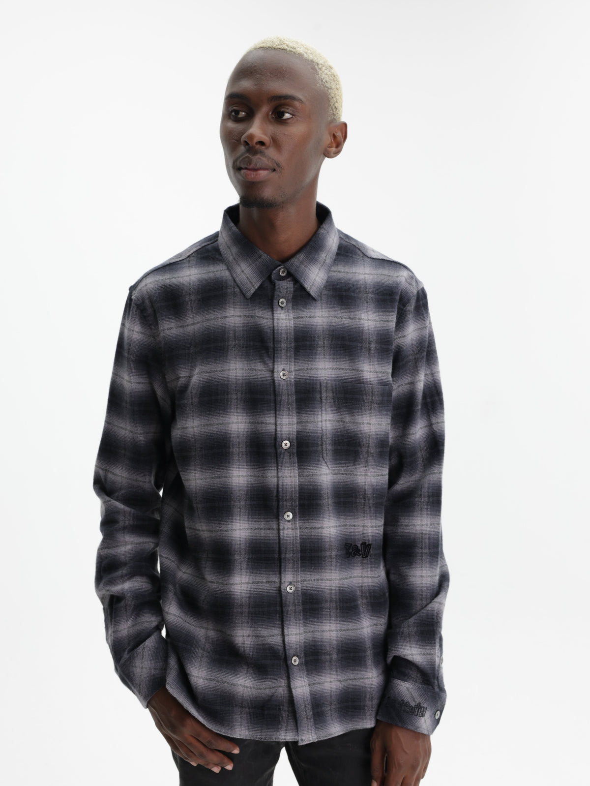 Zadig &amp; Voltaire Shirt Stan Checkered Grey