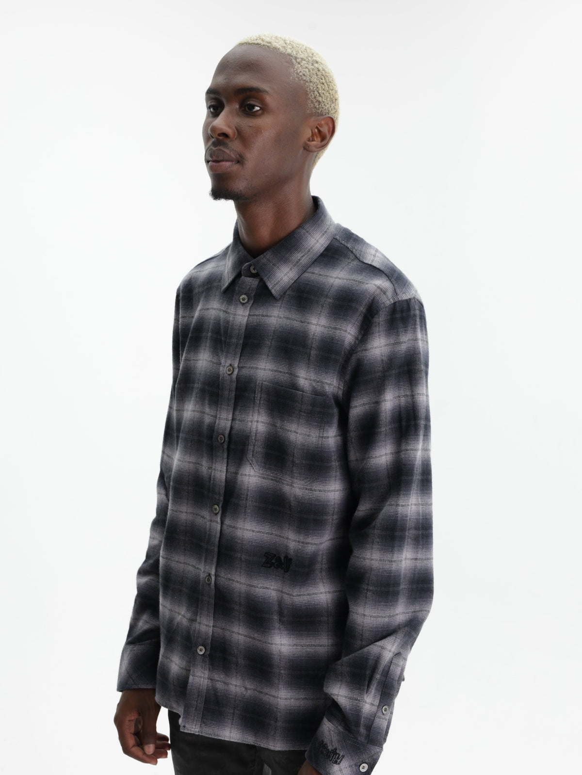 Zadig &amp; Voltaire Shirt Stan Checkered Grey
