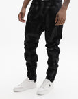 Massimo Sabbadin Pants All Over Print Black