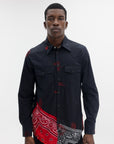 Massimo Sabbadin Shirt Double Pocket Black