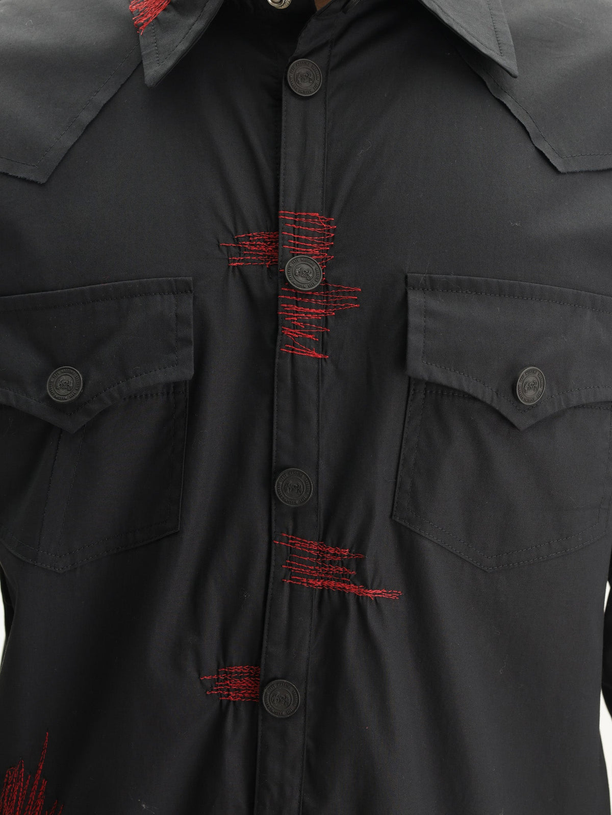 Massimo Sabbadin Shirt Double Pocket Black
