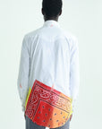 Massimo Sabbadin Shirt Double Pocket White-Yellow