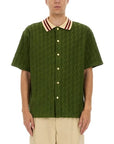 Drole De Monsieur Shirt Monogramme Dark Green