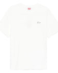 Kenzo T-Shirt Italic Logo Off White