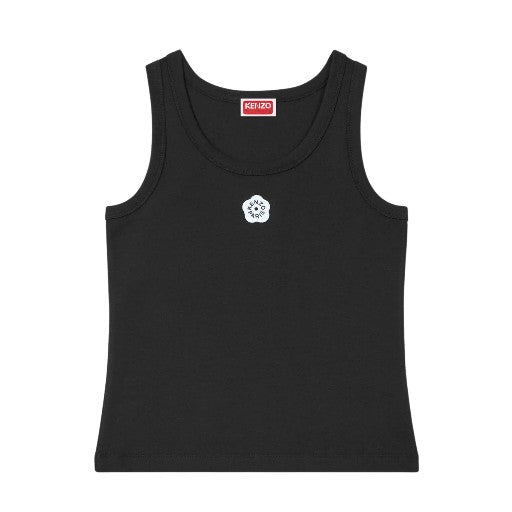 Kenzo Rib Tank Top Boke Flower 2.0 Black-AL Capone Premium