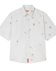 Kenzo Shirt Futura Embroidered SS Cream