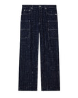 Kenzo Cargo Jeans Weave Denim Blue