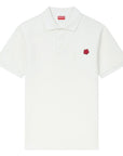 Kenzo Golfer Boke Flower Embroidered Slim Off White