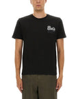 Kenzo T-Shirt Happy Tiger Embroidered Black