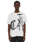 Just Cavalli T-Shirt Maxi Side Logo White