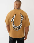 True Religion Painted Hs Oversized Tee Chipmunk