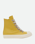Rick Owens Sneaker Denim Jumbolace Lemon-Pearl-Milk