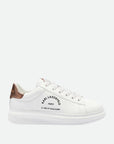 Karl Lagerfeld Sneaker Kl567 Kapri Maison Karl Lace White Leather-Bronze