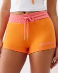 True Religion French Terry Hot Shorts Orange/Pink