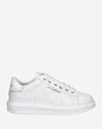Karl Lagerfeld Sneaker Kl579 Kapri Monogram Emboss Lo White-Mono