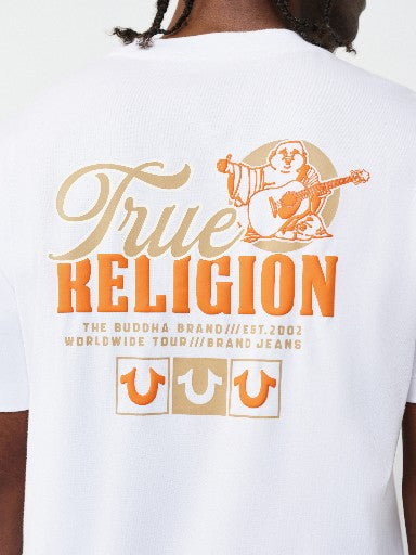 True Religion T-Shirt Retro Hs Optic White