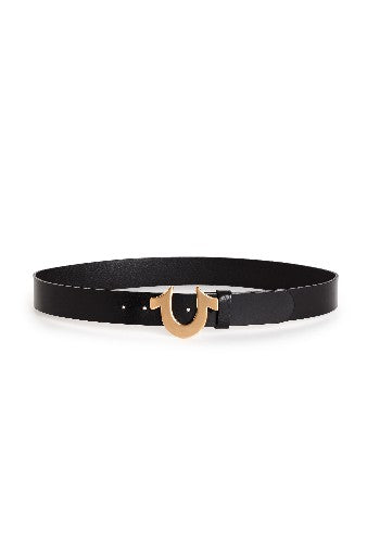 True Religion Belt Horseshoe Buckle Pearlized
