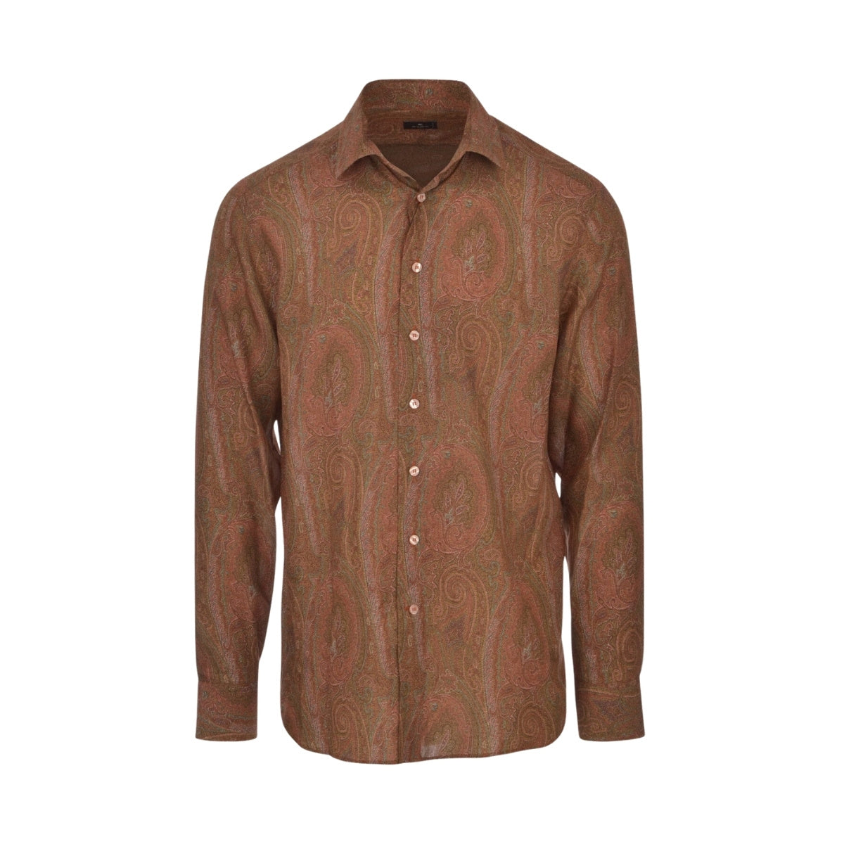 Etro Shirt 3-Fabrics Formal Brown-AL Capone Premium