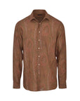 Etro Shirt 3-Fabrics Formal Brown-AL Capone Premium