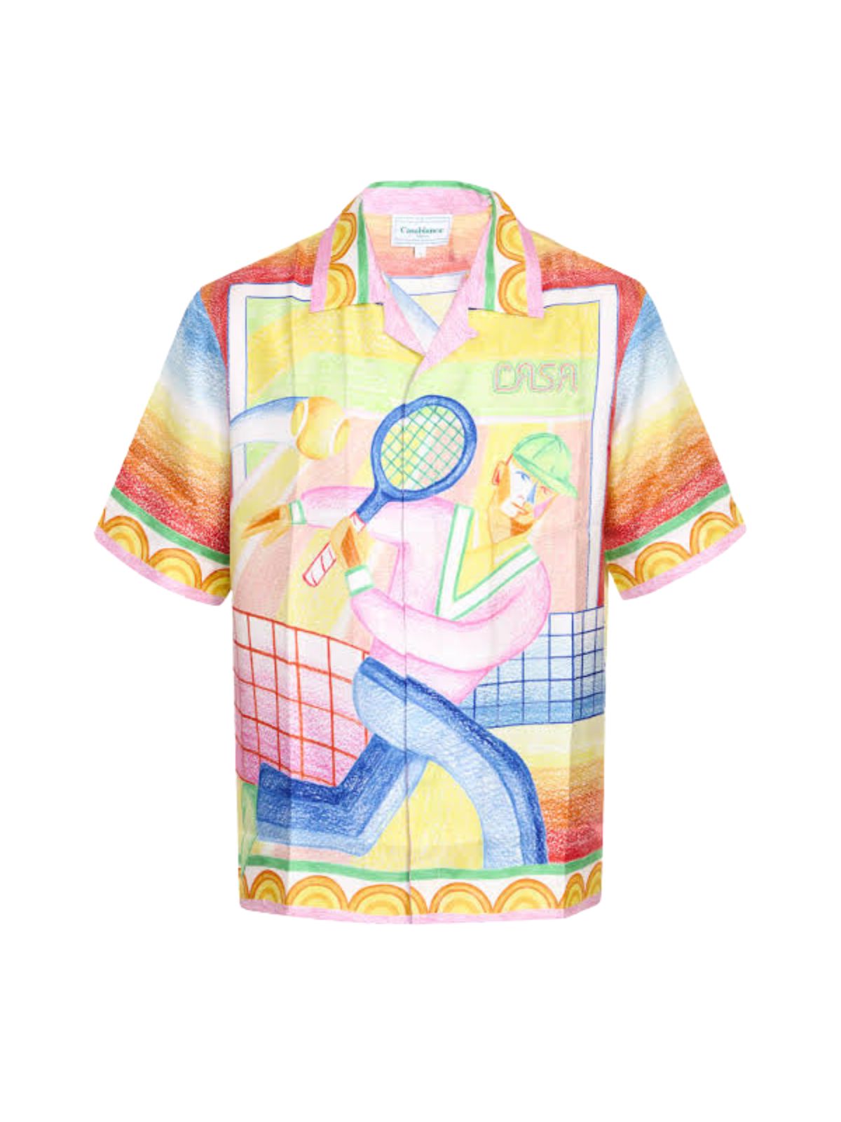 Casablanca Shirt Crayon Tennis Player Multicolour