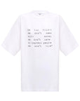 Vetements T-Shirt We Buy Things Oversized White