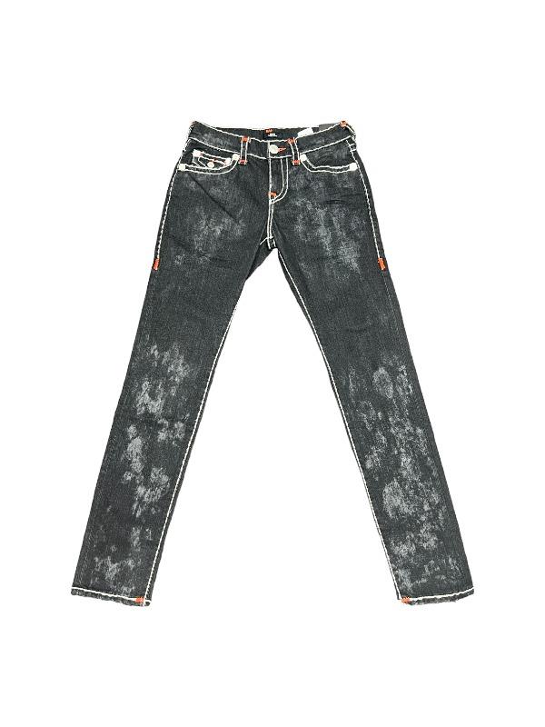 True Religion Jean Rocco Super T Flap In Scorpius Wash Black