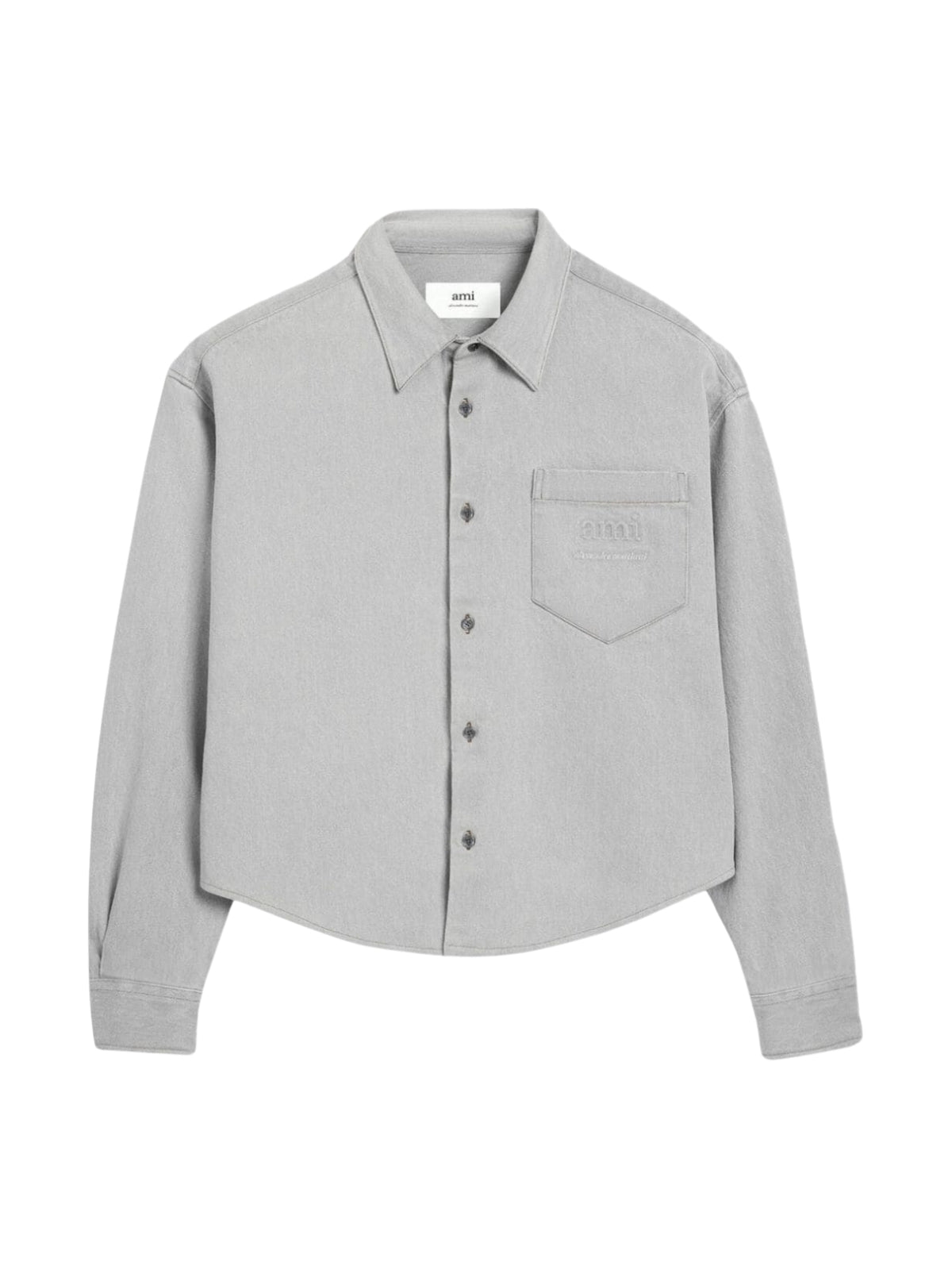 Ami Shirt Denim Javel Grey - 1