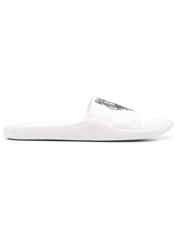 Kenzo Slide Logo White