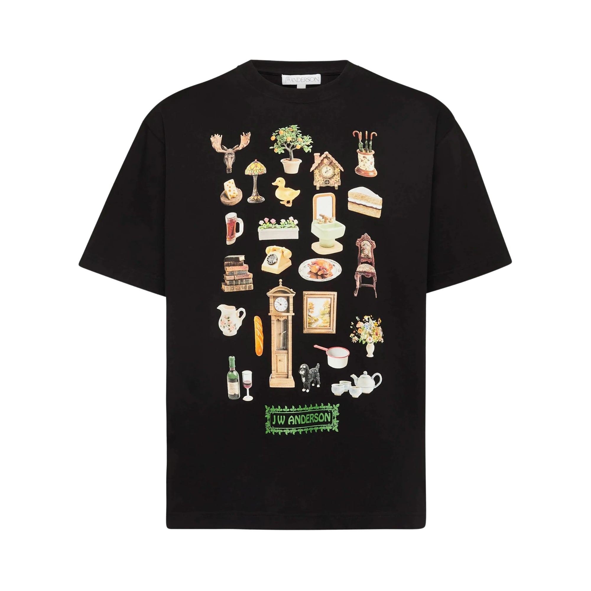 Jw Anderson T-Shirt Diorama Printed Black