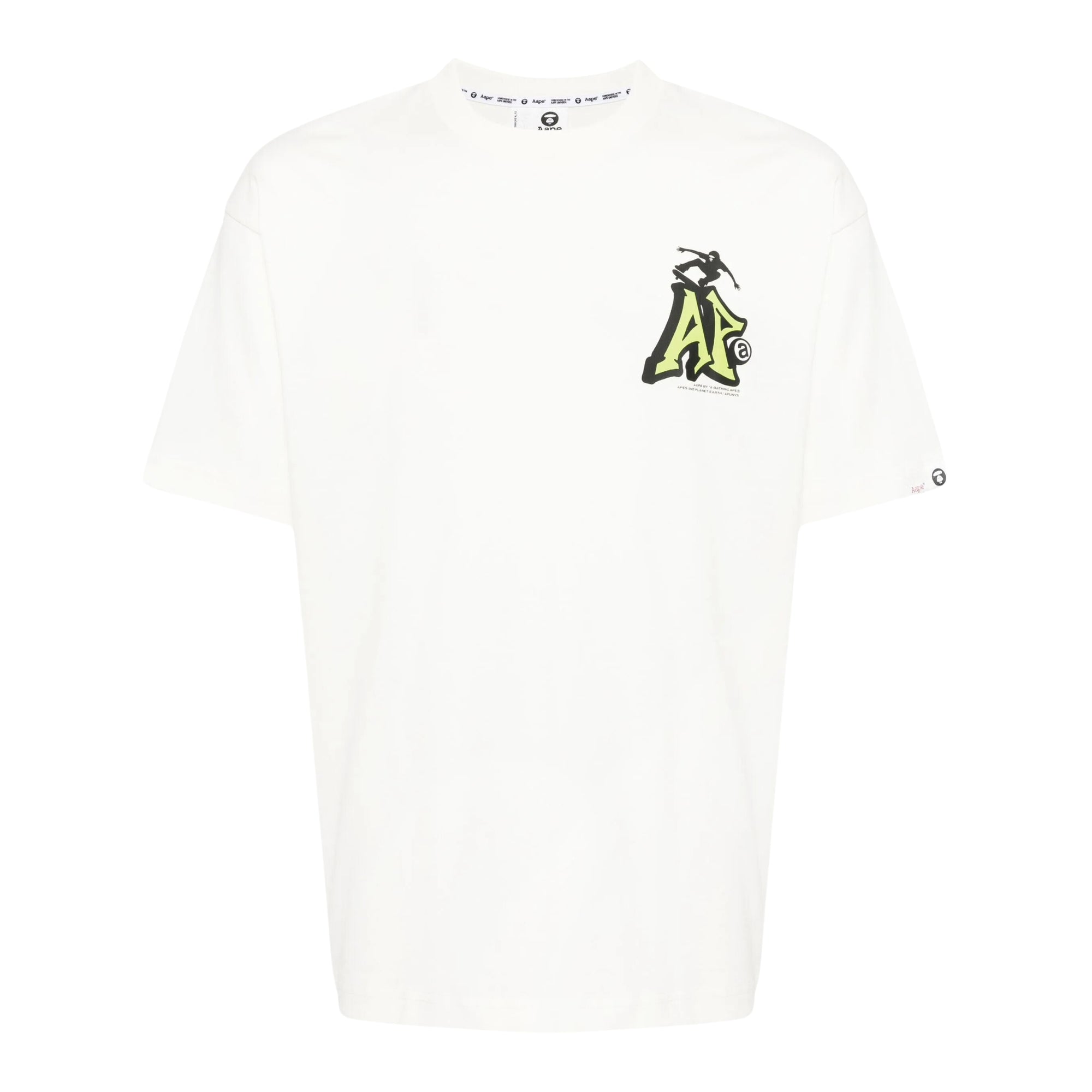 Aape T-Shirt Logo Ivory