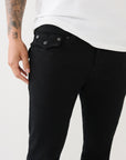 True Religion Rocco Flap Sn 32 Inseam Body Rinse Black