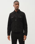 True Religion Trucker Jacket 2Sb Body Rinse Black