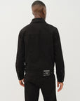 True Religion Trucker Jacket 2Sb Body Rinse Black