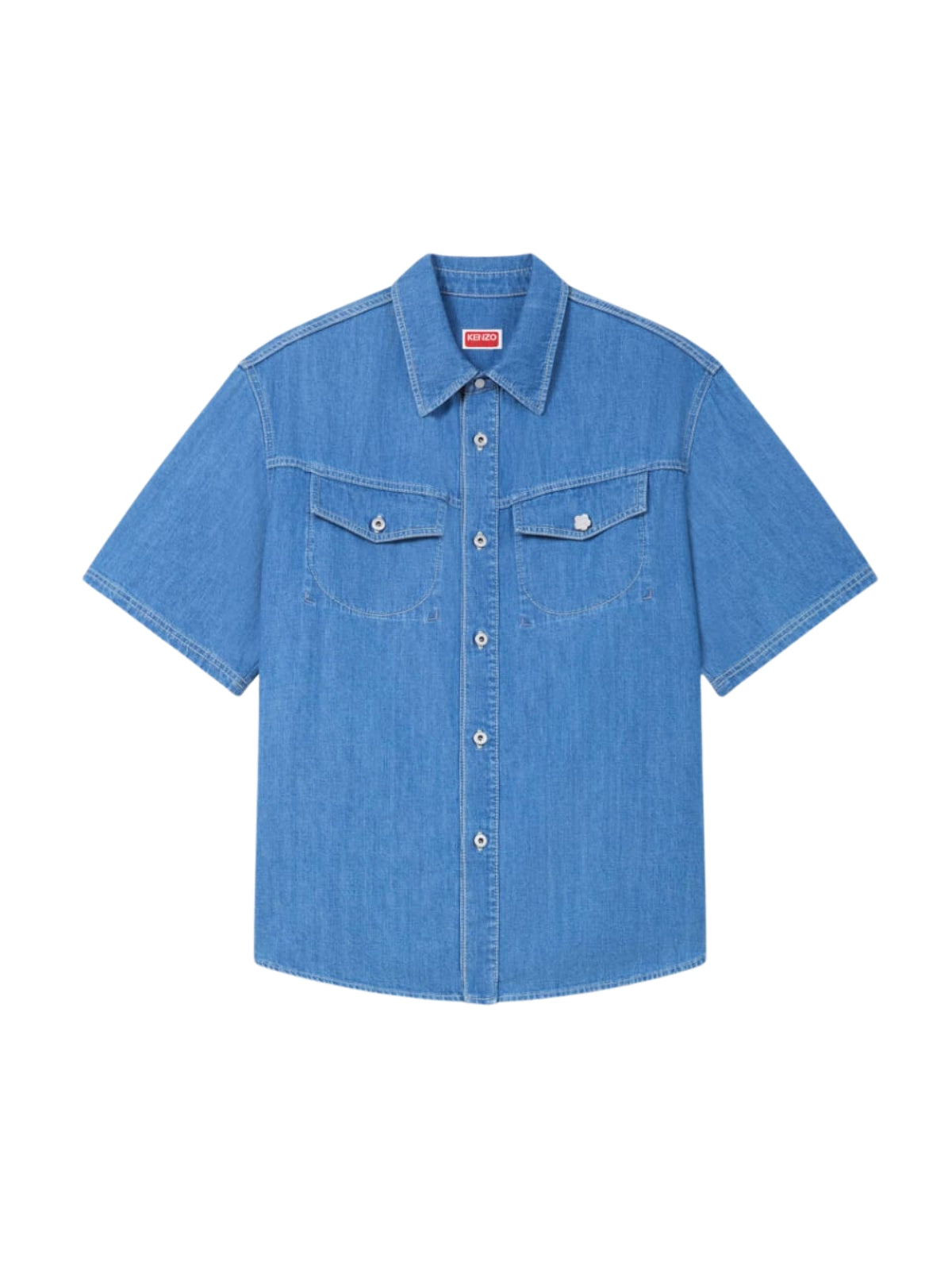 Kenzo Shirt Pocket Denim Blue