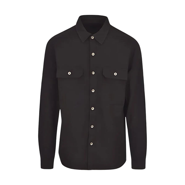 トップス Rick Owens 21AW OFFICE SHIRT Rick Owens Shirt Woven Black – AL Capone Premium