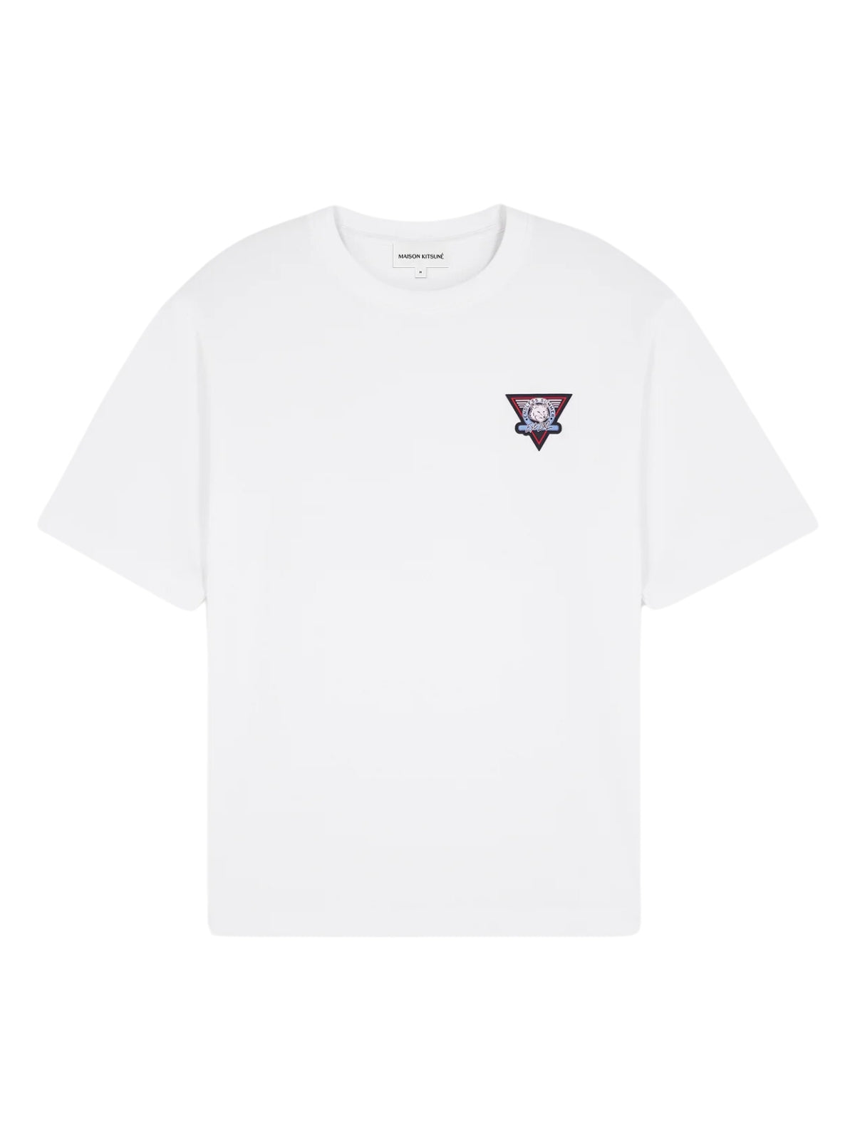 Maison Kitsune T-Shirt Surf Collage White