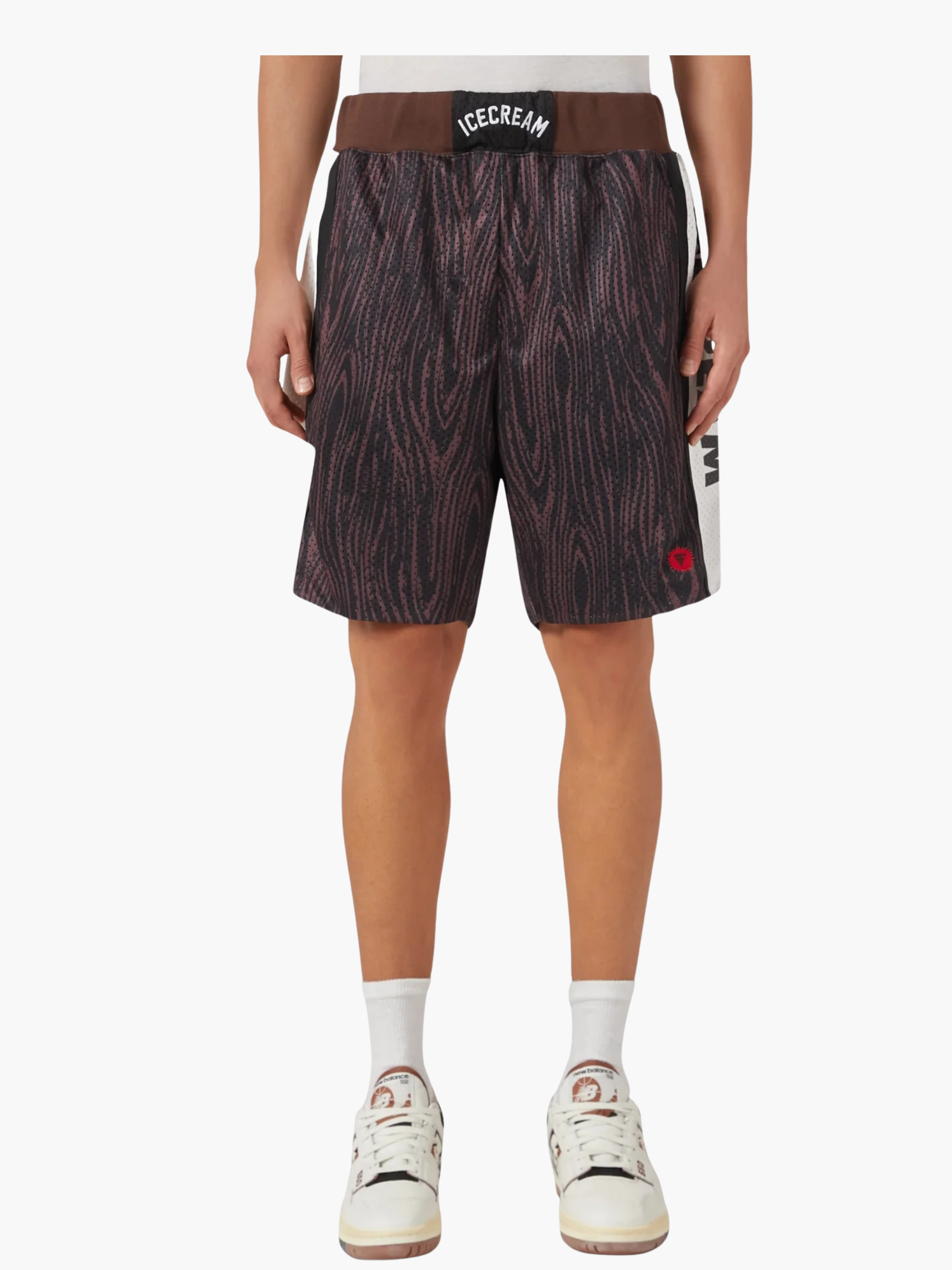 Icecream Shorts Woodgrain Brown