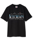 Ice-Cream T-Shirt Cityscape Black