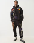 True Religion Patch Embro Jogger Jet Black
