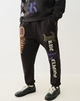 True Religion Patch Embro Jogger Jet Black