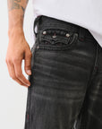 True Religion Studded Hs Ricky Sn Flp Printd Chantey Black Wash