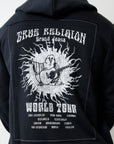 True Religion Blazing Tour Applique Zip Hood Phantom