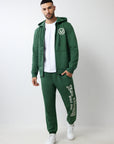 True Religion Blazing Tour Applique Zip Hood Dark Green