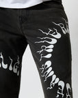 True Religion Dark Society Rocco Sn Flp 32In Medley Black Wash