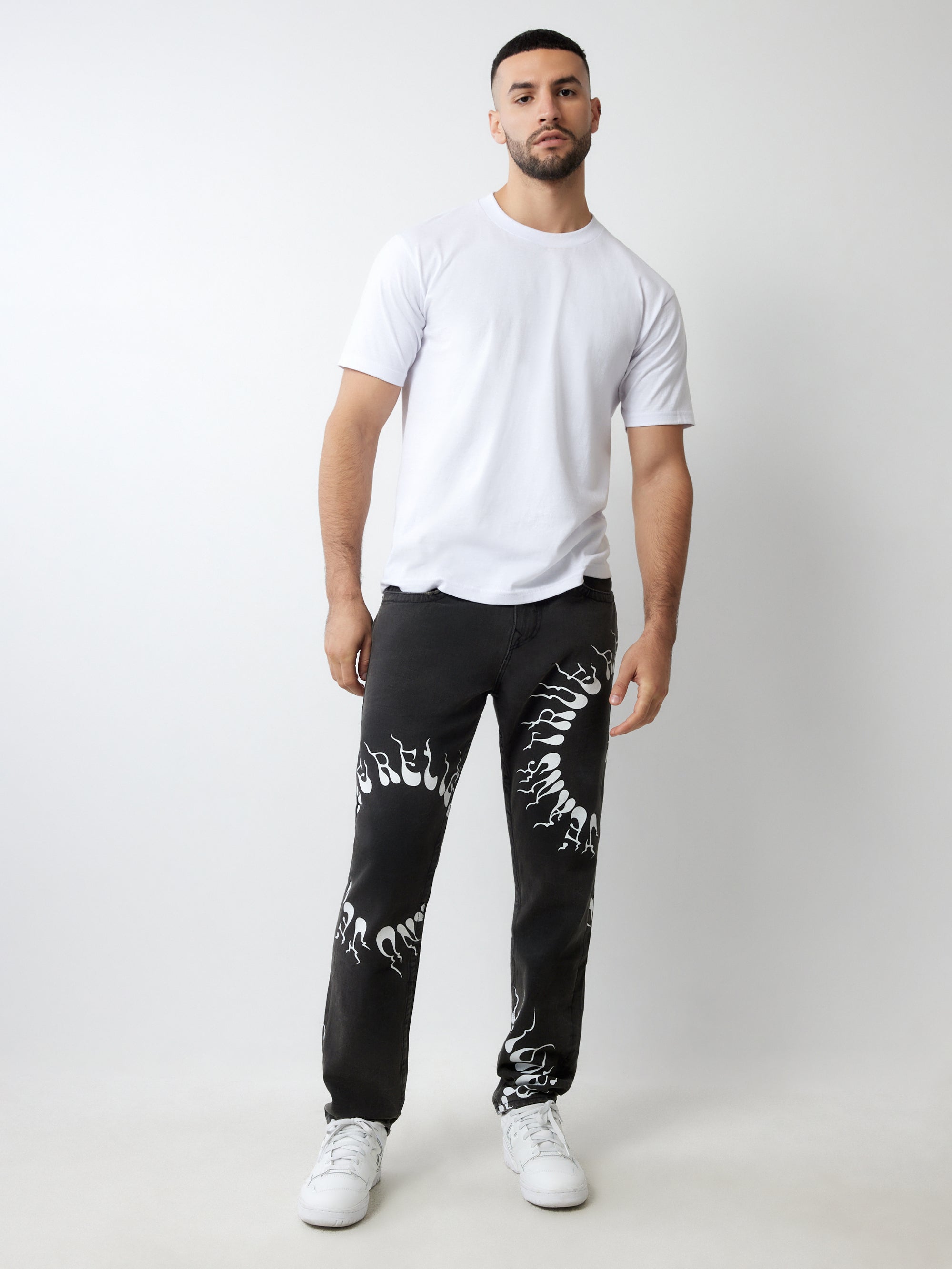 True Religion Dark Society Rocco Sn Flp 32in Medley Black Wash