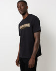 True Religion Ss Reflective Arch Tee Jet Black
