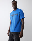 True Religion Ss Reflective Arch Tee Galaxy Blue