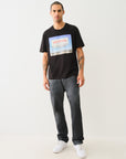 True Religion Ss Billboard Tee Jet Black