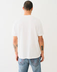 True Religion Ss Billboard Tee Optic White