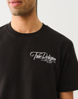 True Religion Ss Multi Puff Logo Tee Jet Black